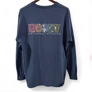 VTG Men’s ‘Woody’ Universal Studios Long Sleeve Shirt Size XL